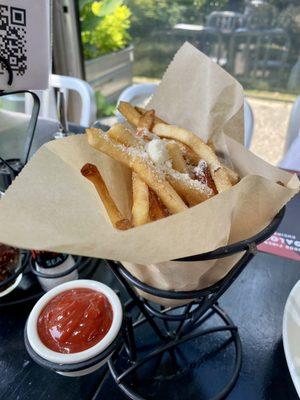 Tuscan Fries! Crunchy, crispy, flavorful!