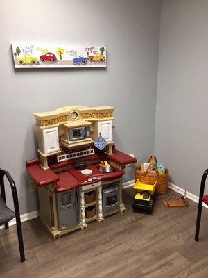 Our family-friendly customer lounge :)