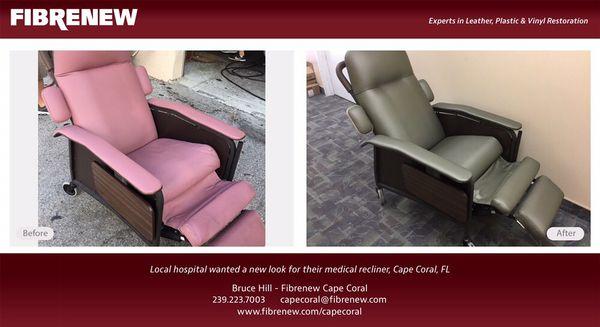 Medical recliner recovered