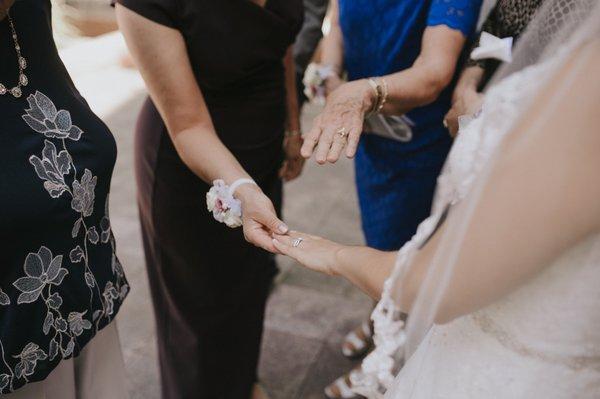 best photo of the wrist corsage