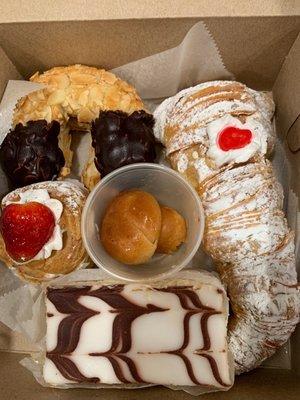 Delicious cookies and pastries