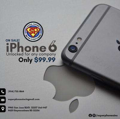 iPhone 6 16gb only $99.99 unlocked for any company