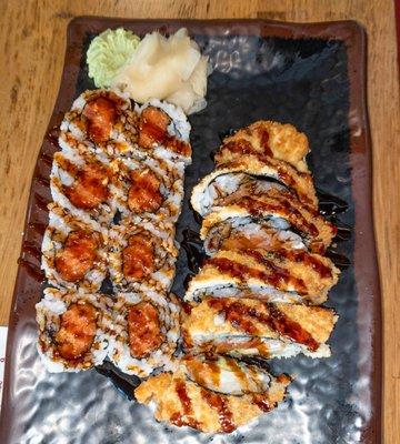 Fried Philly Roll & Crunchy Spicy Tuna Roll