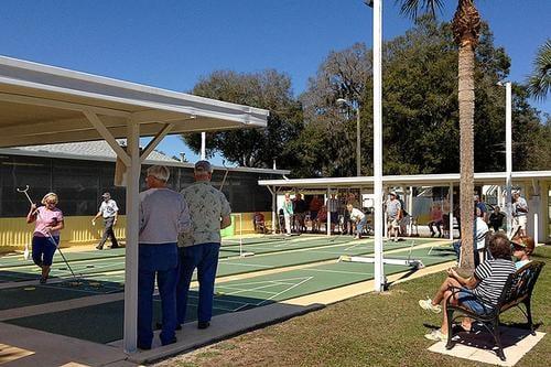 Shuffleboard Court