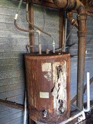 old water heater