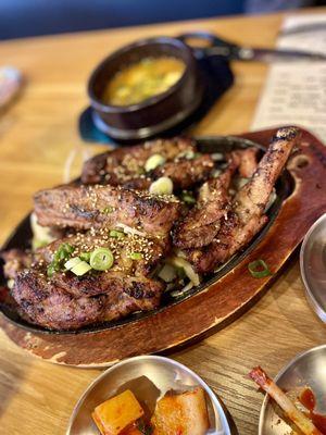 Grilled pork ribs