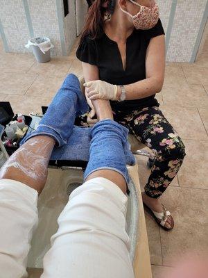 Hot Stone Pedicure