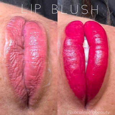 No more messy lipstick get your lips blushed today by Salena!!