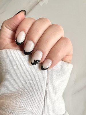 French tip with design