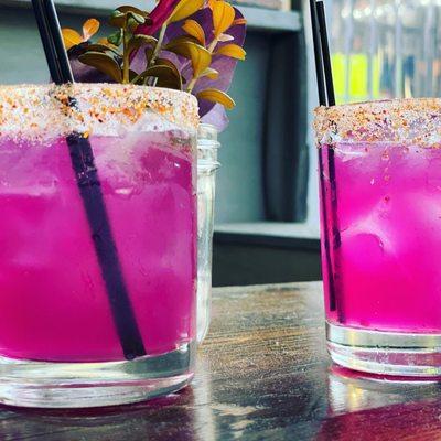 Prickly cactus pear margarita