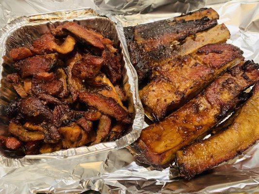 Bbq Ribs and Bbq Boneless Ribs