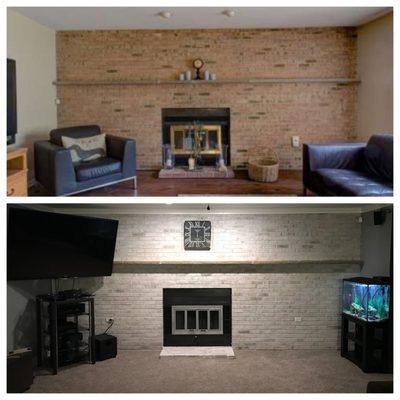 Family room remodel