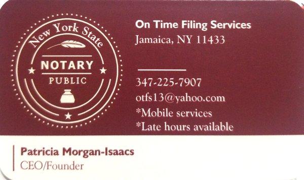 On Time Filing Services