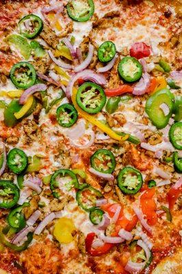 Build your own pizza, any toppings!