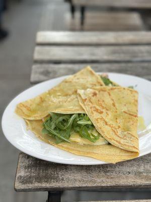 Smoked Ham and Gouda Crepe