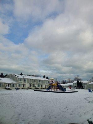 Playground area too... even in snow??  :-)   1/20/2021