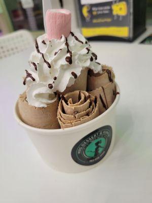 Mocha Rolled Ice Cream