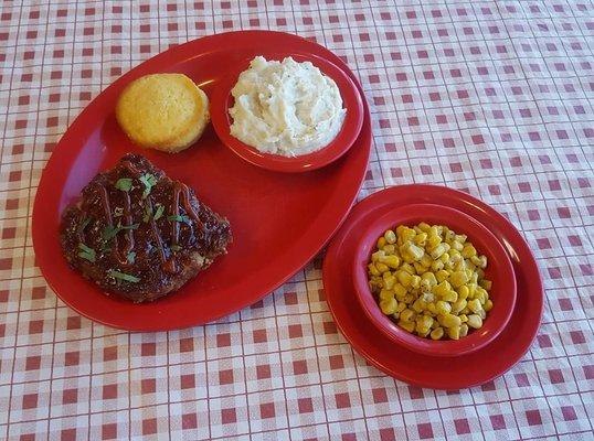 Meat Loaf Plate Lunch Special