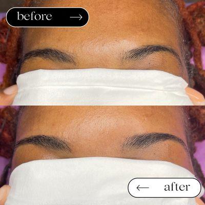 Brow wax( clean up)