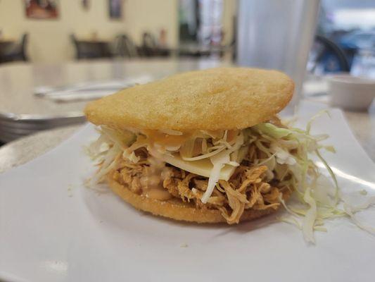 Pollo (chicken) Arepa