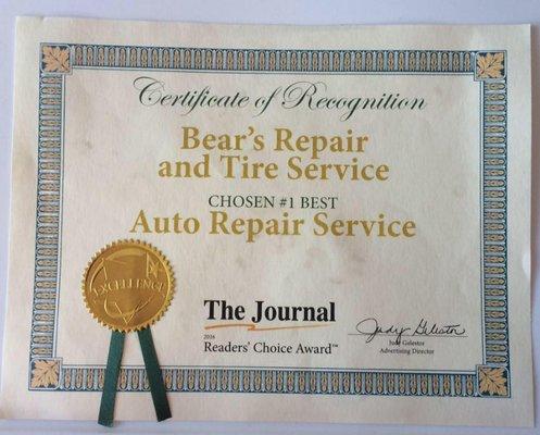 Bear's Repair & Tire Service