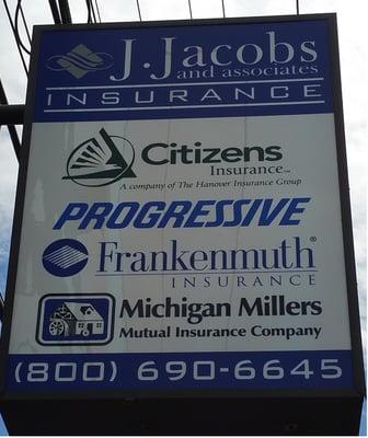 Some of our great companies.  Progressive, Citizens, Frankenmuth insurance.