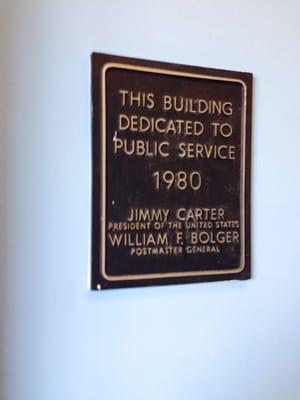 Dedicated to Public Service by Jimmy Carter