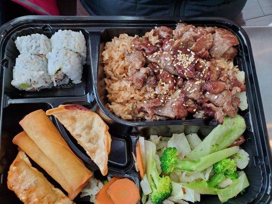 Beef bento