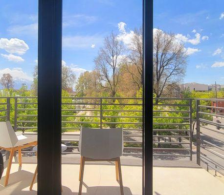 Model Apartment Patio and View