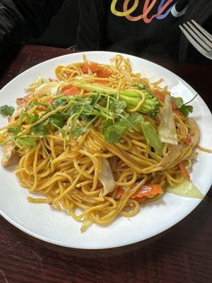 Chicken Yakisoba Noodles