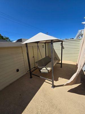 Installation of Grand Patio Outdoor Porch Swing