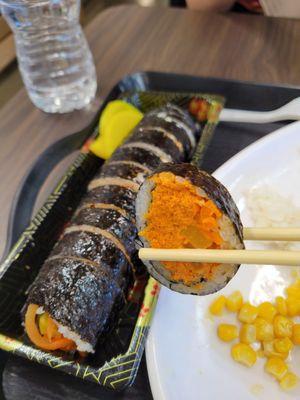 Spicy tuna kimbap