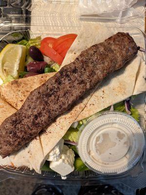 $11.99 for 1 kebab $15.99 for 2 on the Greek salad