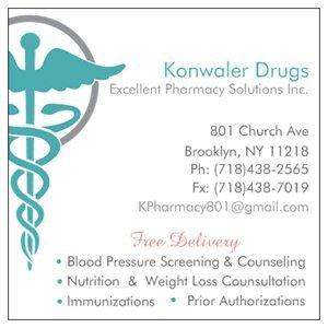 Have your doctor send your next Prescriptions to us for FREE DELIVERY! All of the important information is on this card for them!