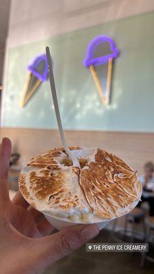 Toasted marshmallows with verve and vanilla