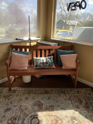 Cute sitting corner inside