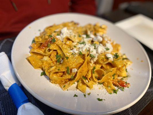 Papardelle alla Mediterraneo