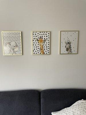 Nursery Pictures Printed and Framed