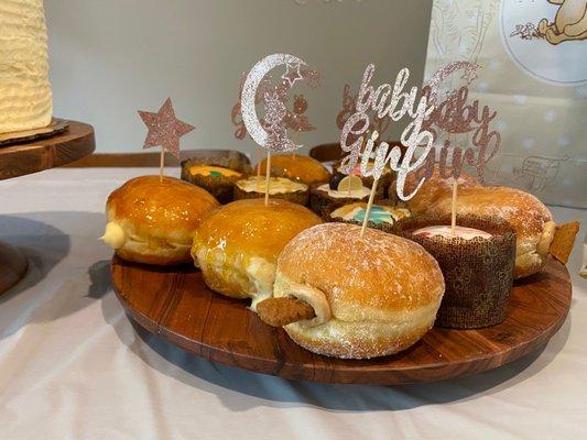 Outrageously delicious donuts for our mama to be