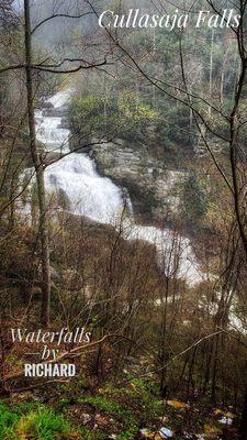 200+ foot roadside waterfall