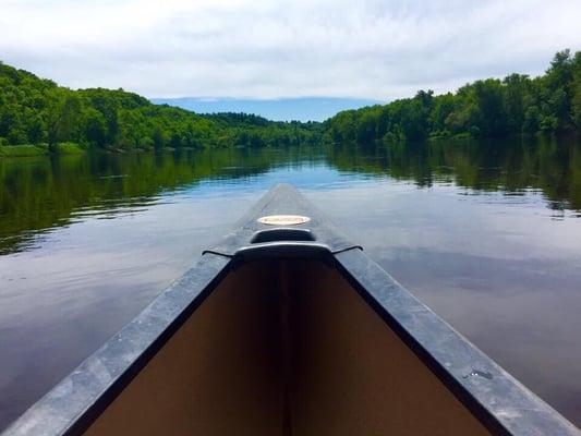 View from the canoe