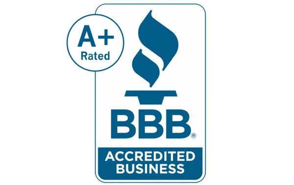 A+ rating from Better Business Bureau