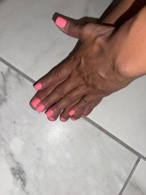 Full set with gel polish & gel pedicure