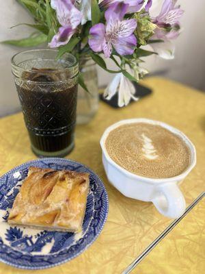 Cold brew, Latte and bar. Delicious