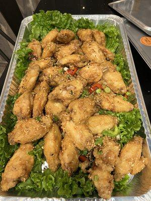 Crispy Garlic Chicken Wings