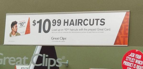 This is sale price on prepaid haircuts, only Friday morning (23 November 18) limited quantity, first come first sold.