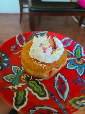 This donut tasted like a strawberry shortcake, which it is aptly named. Absolutely worth the drive just for this donut alone.