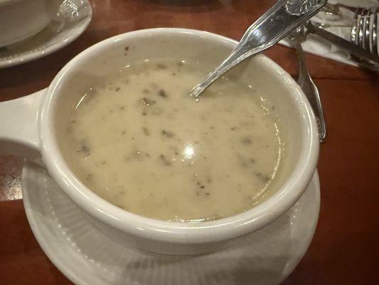 Cream of mushroom soup