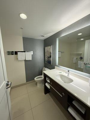 Bathroom of a second floor room