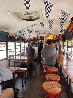 Bus interior